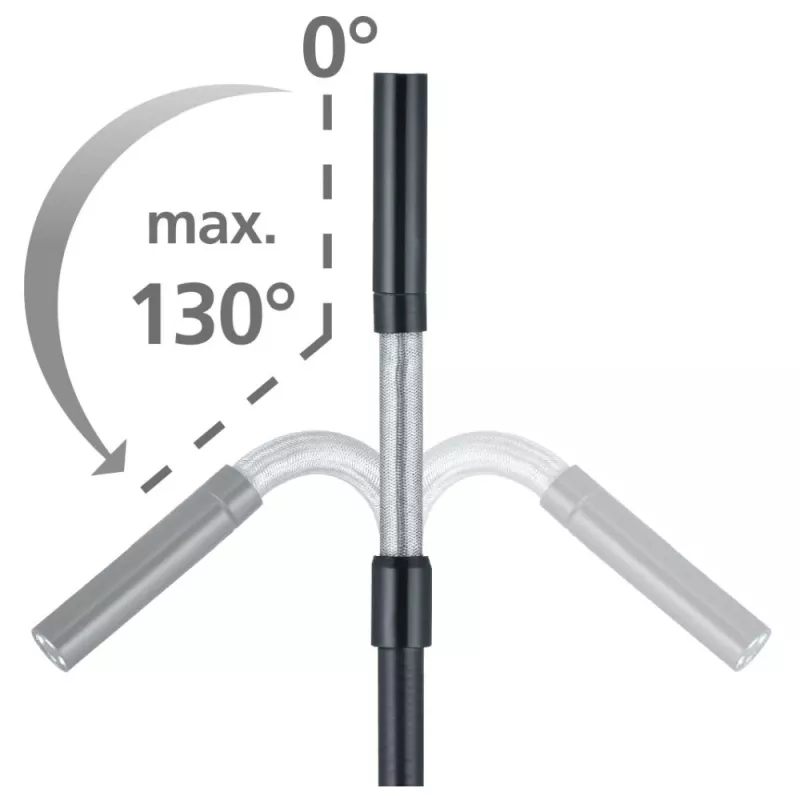 Laserliner ArcView camera inspectiecamera met 9 mm flexibele sonde, 640 x 480 pixels, 67° gezichtsveld, 100 cm lengte, zwart/wit 082.214A