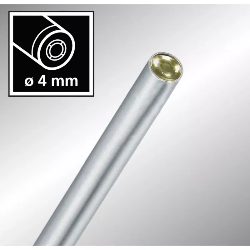 Laserliner FixView camera-endoscopiesonde 4 mm diameter 400 mm lengte LED-verlichting handmatige focus (082.209A)