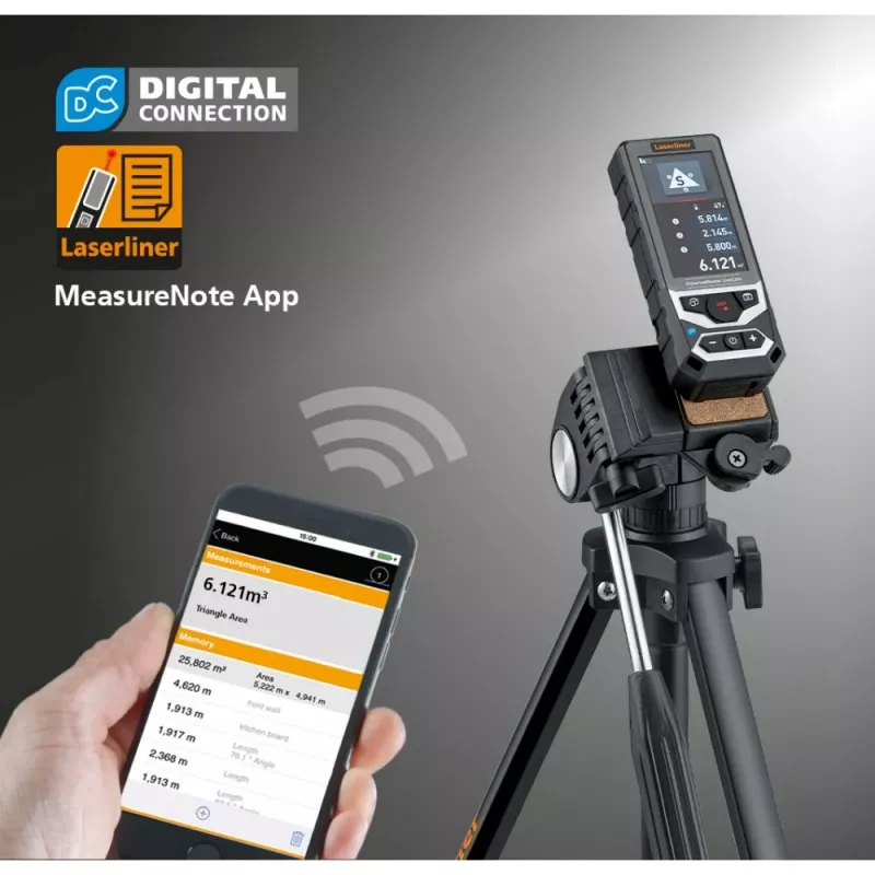 Laserliner DistanceMaster LiveCam laser-afstandsmeter 150 m 080.985A
