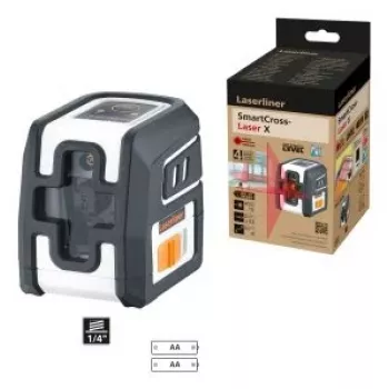 Laserliner SmartCross-Laser X kruislijnlaser zelfnivellerend bereik max. 10 m (036.735E)