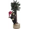 EUROPALMS kerstbeer met kerstboom, 105 cm 83314804