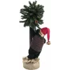 EUROPALMS kerstbeer met kerstboom, 105 cm 83314804