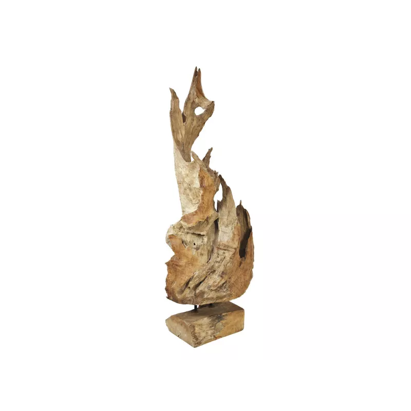 EUROPALMS teakhouten wortel sculptuur naturel 160 cm 83200185