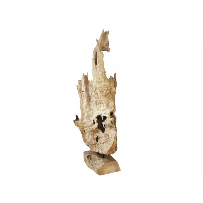 EUROPALMS teakhouten wortel sculptuur naturel 160 cm 83200185