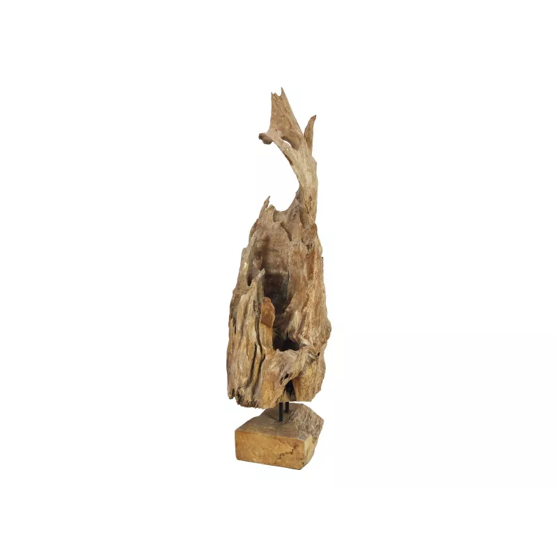 EUROPALMS teakhouten wortel sculptuur naturel 160 cm 83200185
