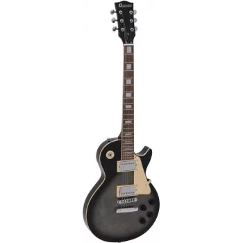 DIMAVERY LP-750 E-gitaar, Translucent Gray Blackburst 26219396