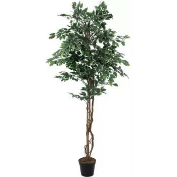EUROPALMS zilverficus Benjamina kunstplant, 180 cm 82506116