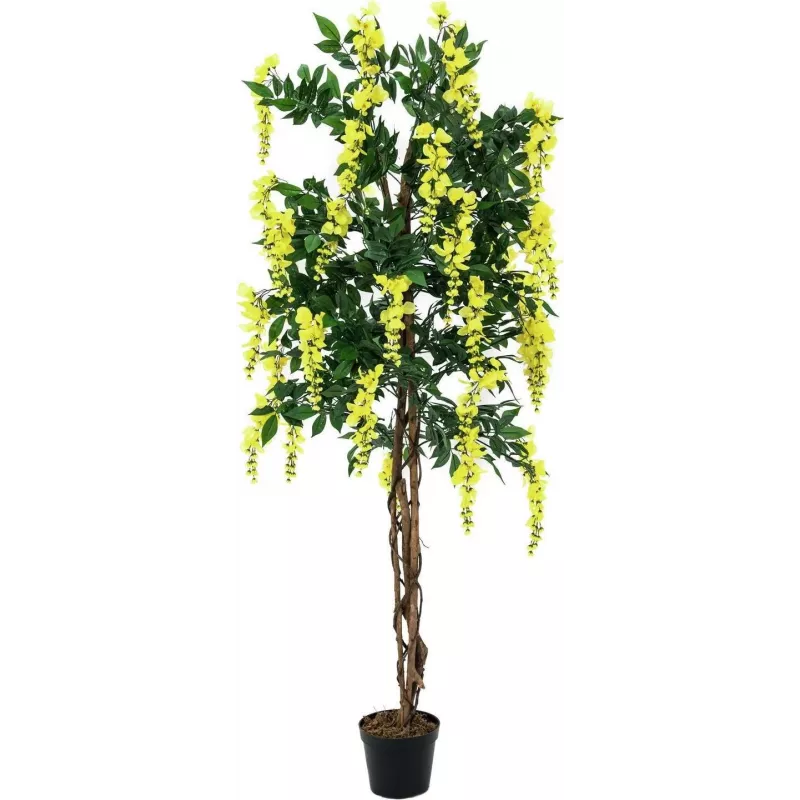EUROPALMS Goldregen kunstplant, geel, 150cm 82507115