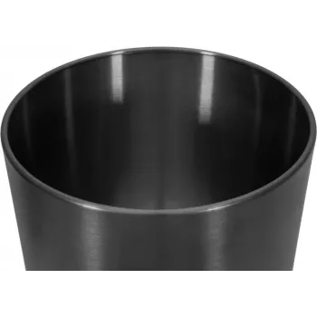EUROPALMS STEELECHT-35 Nova RVS plantenbak, antraciet, Ø35cm 83011397