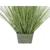 EUROPALMS bloeiend kunstmatig siergras, 70cm, witte bloemen, zwarte pot 82600147
