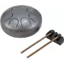 DIMAVERY TD-8 steel tongue drum, zilver (26058339)