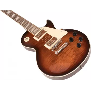 DIMAVERY LP-700 elektrische gitaar, Flamed Brown 26219389