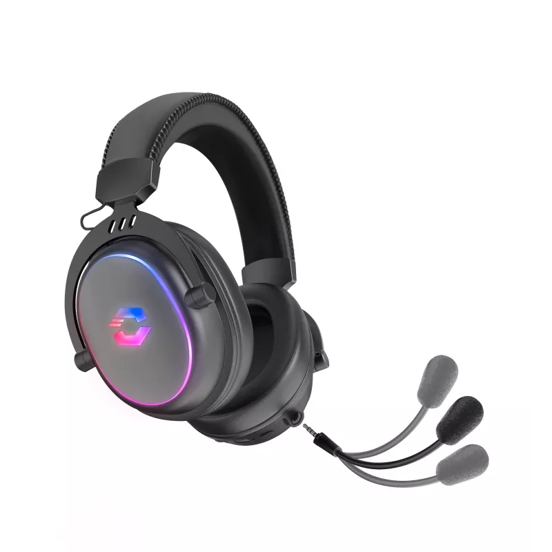 SPEEDLINK CONUX Wireless RGB stereo gaming-headset – voor pc/PS5/PS4/Xbox Series X/S/Switch2/Switch/OLED/Lite, zwart (SL-860101-BK)
