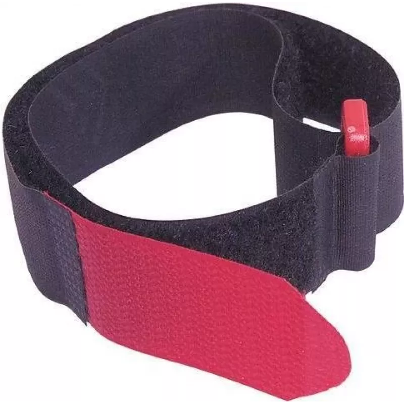 klittenband-kabelbinder 25x480 mm, zwart, 10 stuks, herbruikbaar 30006040