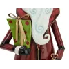 EUROPALMS kerstman metaalfiguur rood 150cm 83314903