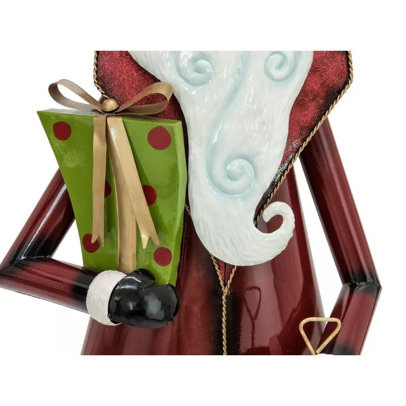 EUROPALMS kerstman metaalfiguur rood 150cm 83314903