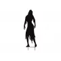 EUROPALMS Silhouette metaal zombie vrouw 135cm 83505106