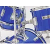 Dimavery JDS-305 kinderdrumstel blauw met bekkens en bassdrumpedaal