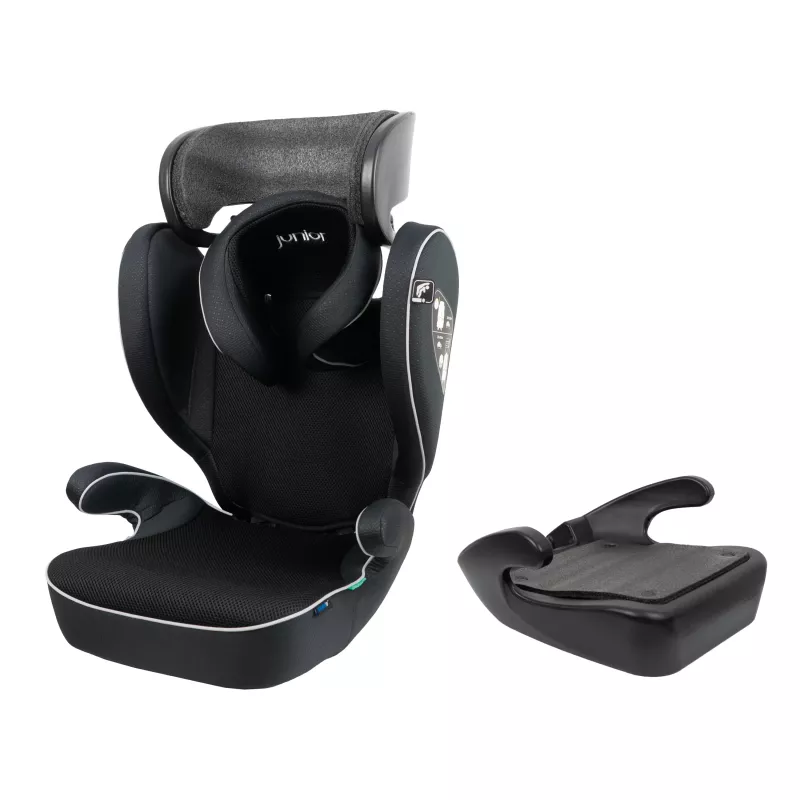 Petex Supreme Plus 1151 ISOFIX kinderzitje auto zwart HDPE ECE R129 i-Size 76-150 cm