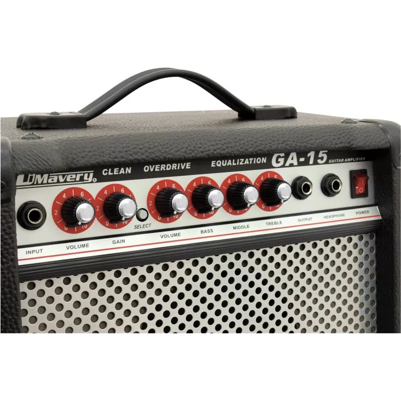 DIMAVERY GA-15 15W elektrische gitaarversterker combo (26360120)