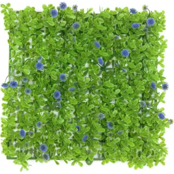 EUROPALMS Kunstmatige buxusmat, groen-paars, 25x25cm 82600088