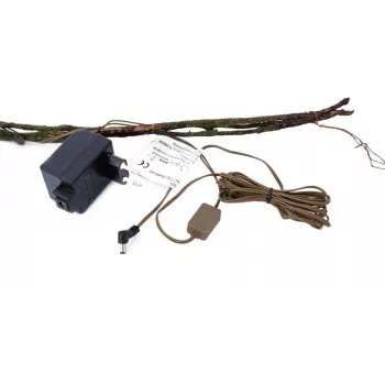 EUROPALMS veenmirte-guirlande met LED's, wit, 180 cm 83330308