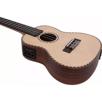 DIMAVERY UK-800 concert-ukulele, massief sparrenhouten bovenblad 26255857