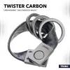 TROIKA TWISTER CARBON sleutelhanger (KRG649/CB)