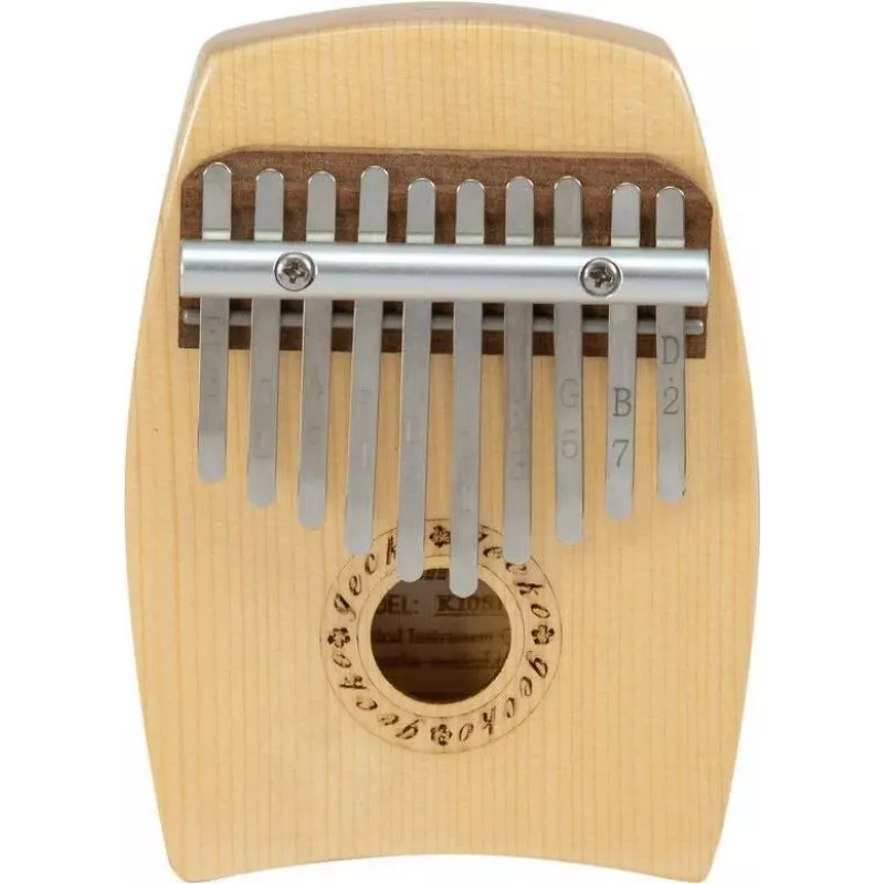 Dimavery KL-1 kalimba, 10 toetsen C-majeur, naturel sapele hout 26051610