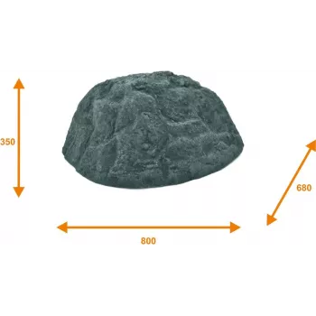 EUROPALMS decoratieve rots Vulcano, fiberglas, veelkleurig 83313231