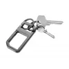 TROIKA ALVAR NERO sleutelhanger met karabijnhaak, gunmetal/zwart (KR26-05/GM)
