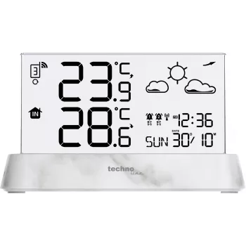 Techno Line WS6782 draadloze thermometer met 3-kanaals sensorondersteuning