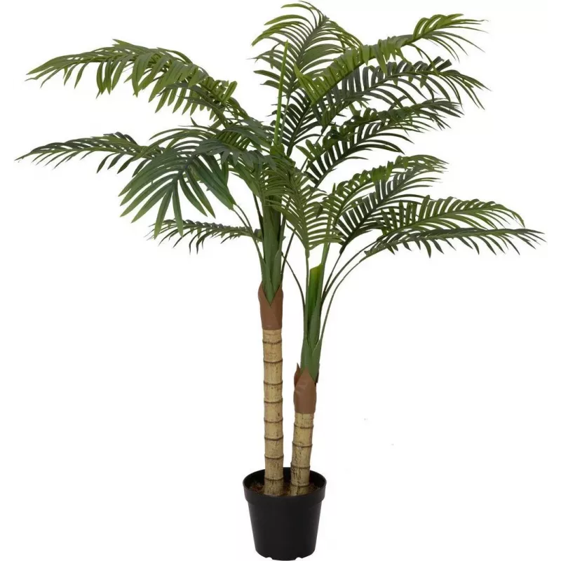 EUROPALMS arecapalm, 2-stammig, kunstplant, 120cm (82509410)