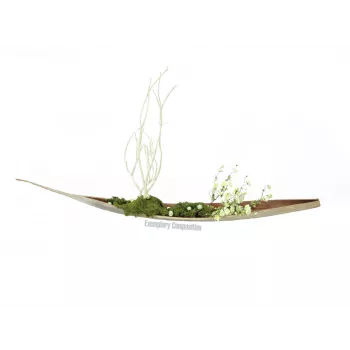 EUROPALMS decoratiebol 3,5 cm, lichtgroen, glanzend, 48 stuks 8350129X