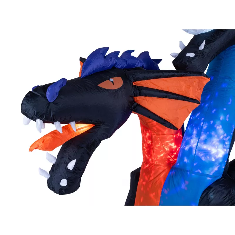 EUROPALMS Halloween opblaasbare drakenfiguur, 208 cm 83316157