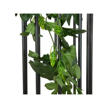 EUROPALMS kunstmatige hopguirlande, 170 cm, groen met bruine kegels 82501869