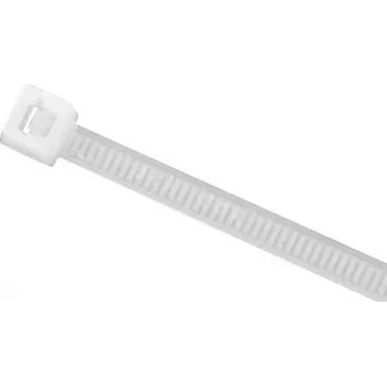 HellermannTyton standaard kabelbinder, binnentanding, 385 mm x 4,8 mm, transparant, 100 stuks, UB385C-N-PA66-NA-C1, 905-72011