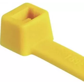HellermannTyton T30R gele kabelbinder 150 x 3,6 mm, PA66, 100 stuks (116-01814)