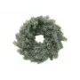 EUROPALMS sneeuwbedekte PE-dennenkrans, 45cm 83501720