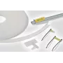HellermannTyton HC12-52-PEUV-CL krimpkous, 2:1, transparant, 12,7 mm binnendiameter geleverd, 1,2 m lengte, 50 stuks