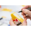 HellermannTyton 590-00010 handmatige labeldispenser voor WIC-marker, geel