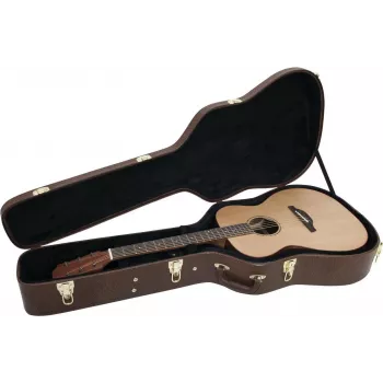 DIMAVERY vormkoffer western gitaarkoffer, bruin (26341018)