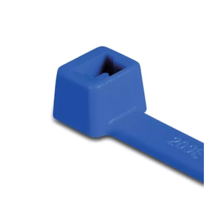 HellermannTyton T80L standaard kabelbinder, 390 x 4,6 mm, PA66, blauw, 100 stuks 116-05416
