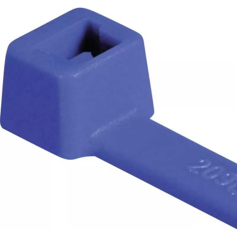HellermannTyton T80L standaard kabelbinder, 390 x 4,6 mm, PA66, blauw, 100 stuks 116-05416