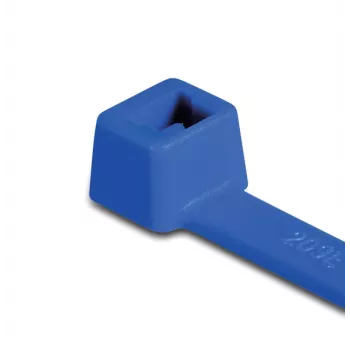 HellermannTyton T80R standaard kabelbinder, 210 x 4,6 mm, blauw, 100 stuks (116-08016)