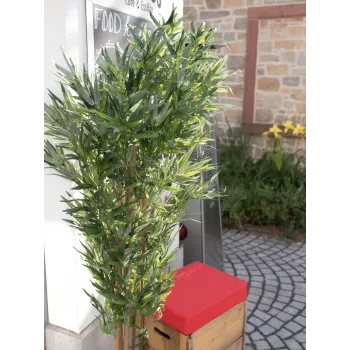 EUROPALMS bamboe meerstammige kunstplant, 180 cm 82509236