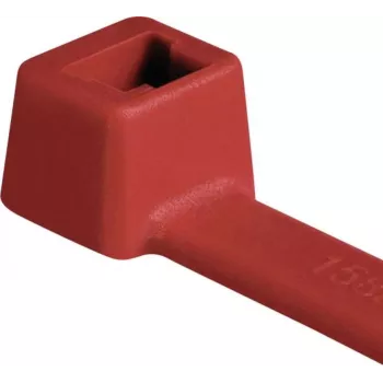 HellermannTyton T80R-N66-RD-C1 standaard kabelbinder, 210 mm x 4,6 mm, rood, 100 stuks 116-08012