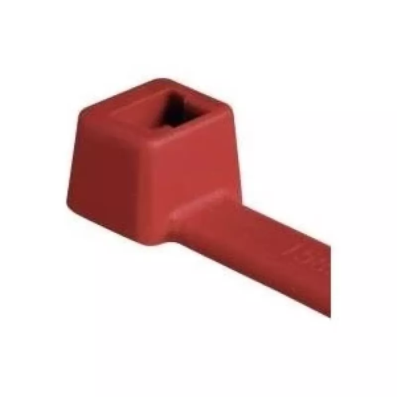 HellermannTyton T80R-N66-RD-C1 standaard kabelbinder, 210 mm x 4,6 mm, rood, 100 stuks 116-08012