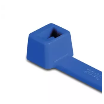 HellermannTyton T150R kabelbinder, blauw, PA66, 380mm x 8,8mm, 100-pack 116-15016