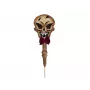 EUROPALMS Halloween grondpen schedel, wit/zwart, 40 cm 83314628